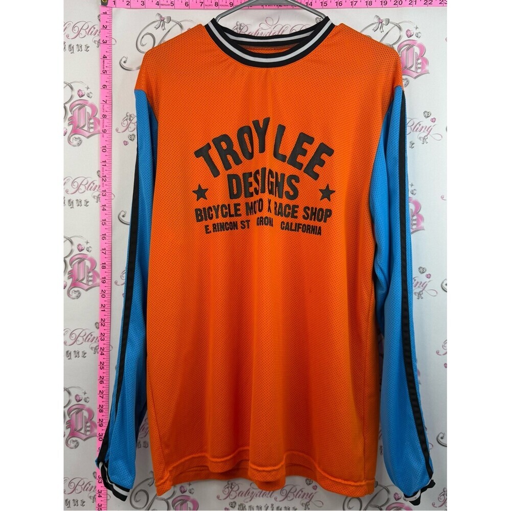 Troy Lee Designs jersey shirt Orange Graphic Mesh Tee